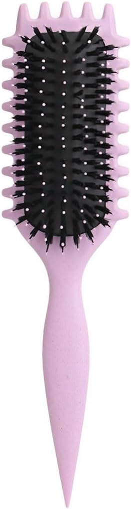 EIHI Curl Defining Brush,Brosse à Cheveux En Poils De Sanglier Brosse De Coiffage Pour Démêler,Mettre En Forme,Définir Les Boucles Pour Les Femmes Et Les Hommes