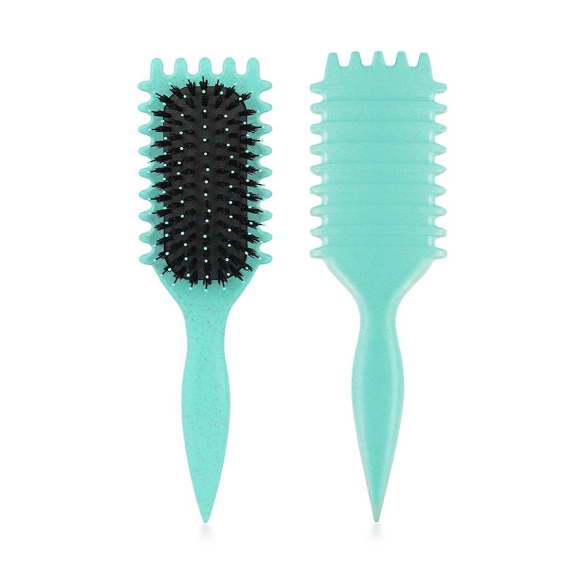 EIHI Curl Defining Brush,Brosse à Cheveux En Poils De Sanglier Brosse De Coiffage Pour Démêler,Mettre En Forme,Définir Les Boucles Pour Les Femmes Et Les Hommes