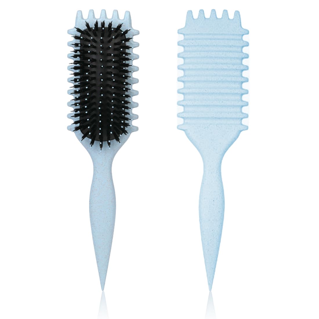 EIHI Curl Defining Brush,Brosse à Cheveux En Poils De Sanglier Brosse De Coiffage Pour Démêler,Mettre En Forme,Définir Les Boucles Pour Les Femmes Et Les Hommes