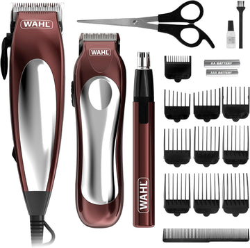 Wahl Home Pro Combo 3in1, tondeuse à cheveux, tondeuse à cheveux pour homme, rasoir à tête filaire, tondeuse à barbe pour homme, tondeuse à barbe, tondeuse personnelle, set de toilettage pour homme