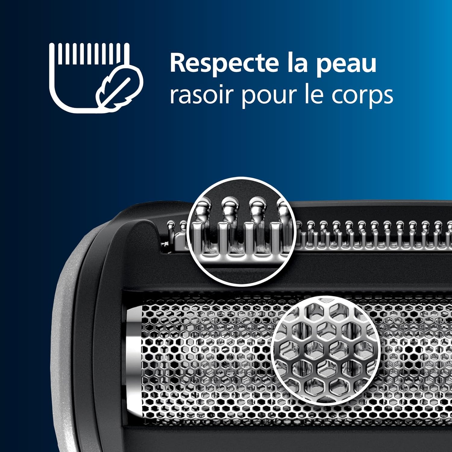 Philips Bodygroom Series 3000 - tondeuse corps et entrejambe étanche, rasage de près confortable, pour toutes les zones du corps, 50 min. Autonomie, modèle BG3017/01